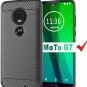 For Moto G7 Case Soft Slim Shockproof AntiFingerprint Full Protective Gray