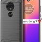 For Moto G7 Case Soft Slim Shockproof AntiFingerprint Full Protective Gray