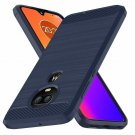 For Moto G7(7th Generation) Case Slim Soft TPU Protective Rubber Bumper Blue
