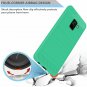 For Galaxy J6 Case Dretal Carbon Fiber Shock Resistant Brushed Texture Soft Mint