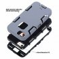 For iPhone SE/5S/5 Case Knox Armor Heavy Duty Shockproof Sport Grey+Black