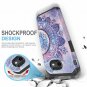 For Samsung Galaxy J7 Sky Pro Case Tempered Glass Screen Protector Mandala