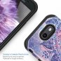 For Samsung Galaxy J7 Sky Pro Case Tempered Glass Screen Protector Mandala
