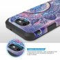 For Samsung Galaxy J7 Sky Pro Case Tempered Glass Screen Protector Mandala