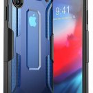 For iPhone Xs Max Case Unicorn Beetle Series Premium Hybrid Protective TPU Blue