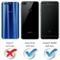 For Huawei P SMART Wallet Case Leather Flip Book Viewing Stand Card Holder Blue