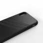 For iPhone XR case adidas Originals Moulded leatherlike inlay 3 suede Black