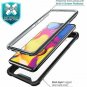 For LG V40 ThinQ Case Full Body Rugged Bumper Builtin Screen Protector Black
