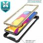 For LG V40 ThinQ Case Full Body Rugged Bumper Builtin Screen Protector Gold