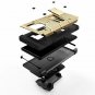 For Galaxy Note 9 Case Holster Lanyard Military Grade Drop Tested Gold/Black