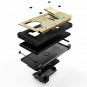 For Galaxy Note 9 Case Holster Lanyard Military Grade Drop Tested Gold/Black