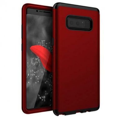 for Samsung Galaxy Note 8 Case 3 Layer Heavy Duty High Impact Resistant Red