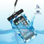 Universal Waterproof Pouch Cellphone Dry Bag Case Blue Camo