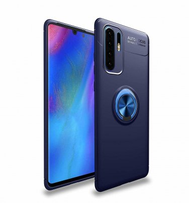 For Huawei P30 Pro Case Soft TPU Material Suitable Magnet Brackets Slim Blue