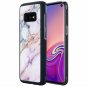 For Samsung Galaxy S10e Case Cover Shockproof AntiSkid Tired White Pink Marble