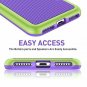 For iPhone X Case Ultra Slim 3 Color Hybrid Impact Antislip Shockproof Purple