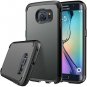 For Galaxy S6 Edge case Shock Proof Defender Slim Ultimate Protection Black