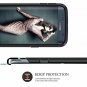For Galaxy S6 Edge case Shock Proof Defender Slim Ultimate Protection Black
