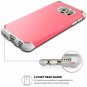 For Galaxy S6 Edge case Shock Proof Defender Slim Ultimate Protection RED/Grey
