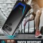 For LG V40 Thin Case Poetic Guardian Scratch Resistant Back BuiltinScreen Blue