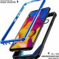 For LG V40 Thin Case Poetic Guardian Scratch Resistant Back BuiltinScreen Blue