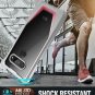 For LG V40 Thin Case Poetic Guardian Scratch Resistant Back FullBody Rugged Pink