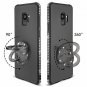 For Galaxy S9 Case Glitter Kickstand Grip Finger Luxury Diamond Sparkle Black