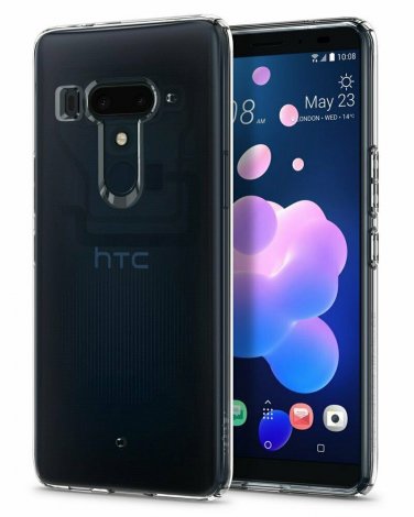 For HTC U12 Plus 2018 Case with Liquid Crystal Works Lightweight and clear shell