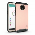 For Motorola Moto Z3/Z3 Play Case Protection Rugged but Slim Dual Layer Rose