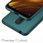 For Xiaomi Pocophone F1 CaseUltraThin Fit Premium Material Slim Gravel Green