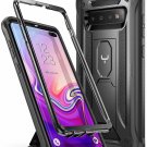 For Galaxy S10 Plus Case Heavy Duty Protection Full Body Shockproof Slim Black