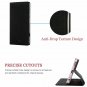 For Galaxy S9 Plus Wallet Case Leather Stand Kickstand Card Slot Magnetic Black
