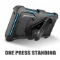 For Galaxy S10 Plus Case FullBody Rugged Holster Dual Layer Heavy Duty Blue