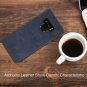 For Samsung Galaxy Note 9 Case Slim PU Leather Vintage Shockproof Blue