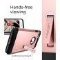 For iPhone 8 Case/iPhone 7 Case Kickstand Heavy Duty Protection Rose Gold