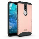 For Nokia 7.1 Case with Heavy Duty Extreme Protection/Rugged Slim Rose Gold