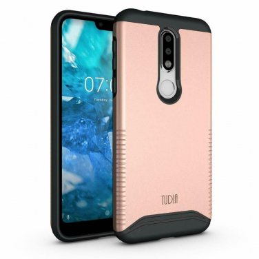 For Nokia 7.1 Case with Heavy Duty Extreme Protection/Rugged Slim Rose Gold
