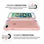 for iPhone 7/8 Plus Case AntiScratch Reinforced Corners Hybrid Rugged Light Pink