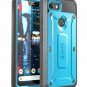 For Google Pixel 3 XL Case Body Rugged Holster Built in Screen Protector Blue