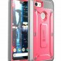 For Google Pixel 3 XL Case Body Rugged Holster Built in Screen Protector Pink