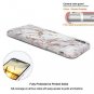 For iPhone X/Xs Case Design Slim Shockproof Flexible Gray Shiny Gold Cloud