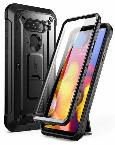LG V40 Thin Case Poetic Guardian Scratch Resistant Back FullBody Rugged Black