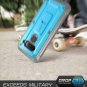 LG V40 ThinQ Case Full Body Protective   Kickstand  Holster Clip Design Blue