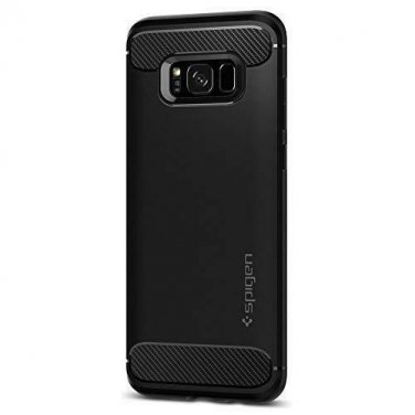 For Samsung Galaxy S8 Case Rugged Armor Resilient Shock Absorption Carbon Fiber