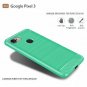 For Google Pixel 3 Case TPU Shock Absorption Technology Raised Bezels Mint Green
