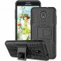 For Samsung Galaxy J3 2018 Case Air Cushion Slim Lightweight Kickstand Black