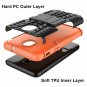 For Samsung Galaxy J3 2018 Case Air Cushion Slim Lightweight Kickstand Orange