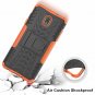 For Samsung Galaxy J3 2018 Case Air Cushion Slim Lightweight Kickstand Orange