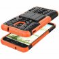 For Samsung Galaxy J3 2018 Case Air Cushion Slim Lightweight Kickstand Orange