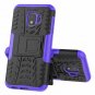 For Galaxy J2 Case Kickstand Hard PC Back Cover Dual Layer Protection Purple